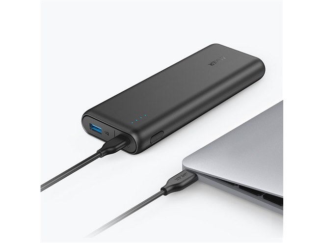 Anker、ノートパソコンも充電できるPD対応の20000mAhモバイル