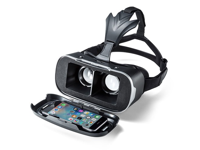 VRゴーグル&Bluetoothコントローラーセット サンワ、3D VRゴーグルとBluetoothコントローラーのセット