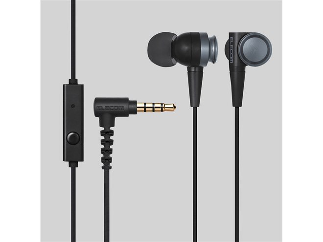 エレコム、9.2mm径ドライバーを搭載したカナル型イヤホン「EHP-CS200