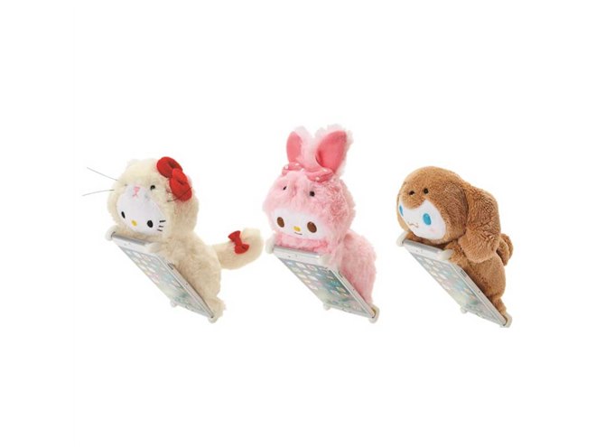 サンリオ×ZOOPY」ぬいぐるみiPhoneカバー、ハローキティなど3種