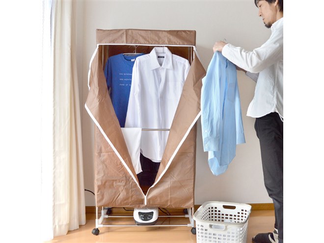 速乾部屋干し”に対応する、ハンガーラック丸ごと乾燥機「まとめ