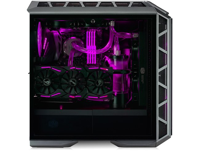 クーラーマスター、200mm RGBファン搭載のミドルタワーPCケース - 価格.com