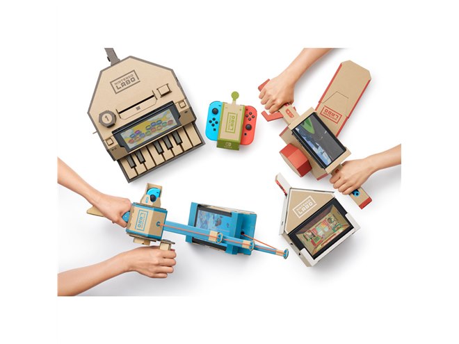 段ボール工作とNintendo Switchの融合--「Nintendo Labo」が4月