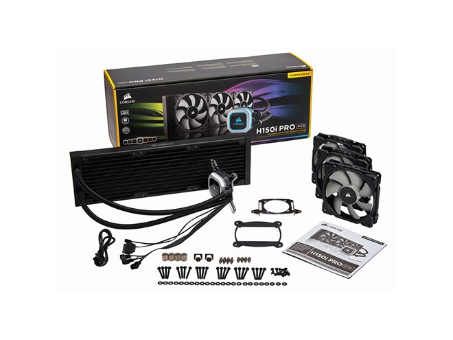 Corsair、ポンプヘッドにRGB LEDを搭載した水冷CPUクーラー
