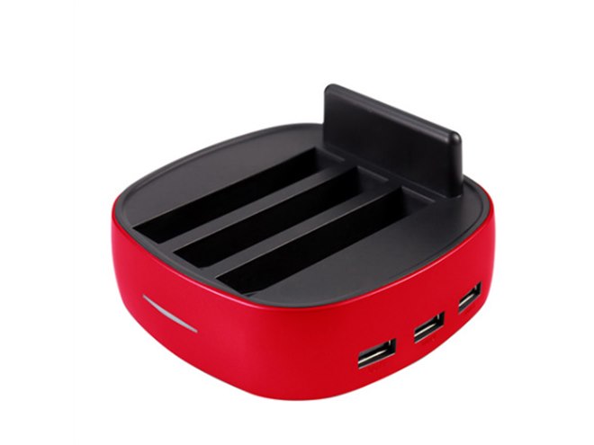 Supreme モバイルバッテリー　レッド mophie(モーフィー) / パワーステーションゴーワイヤレス