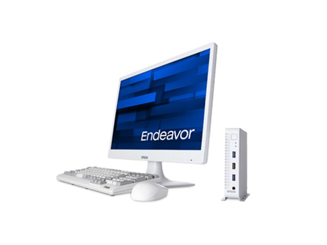 エプソン、Core i3-7100搭載のウルトラコンパクトPC「Endeavor