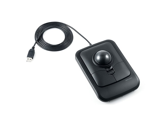 サンワ、左右対称を採用した直径45mmのトラックボール - 価格.com
