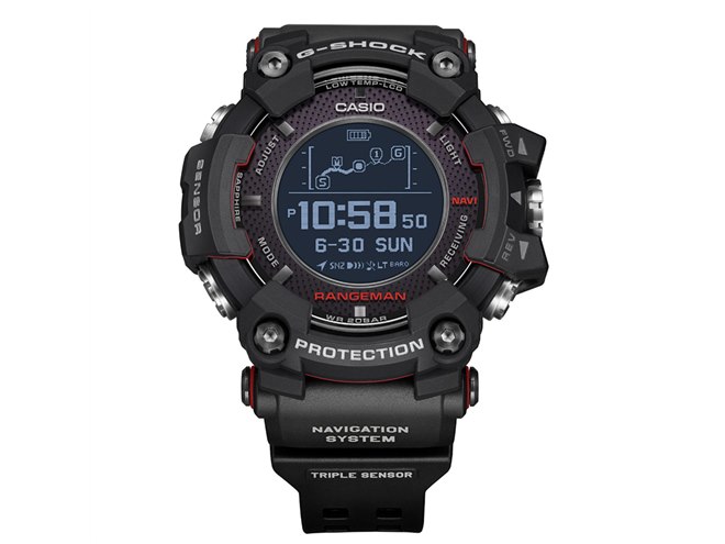 カシオ、ソーラーアシストGPSナビ＆スマホ連携対応の「G-SHOCK