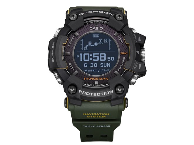カシオ、ソーラーアシストGPSナビ＆スマホ連携対応の「G-SHOCK