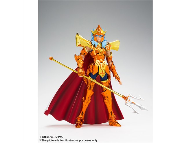 矢が刺さったマスクやアテナの壺付き「聖闘士聖衣神話EX 海皇