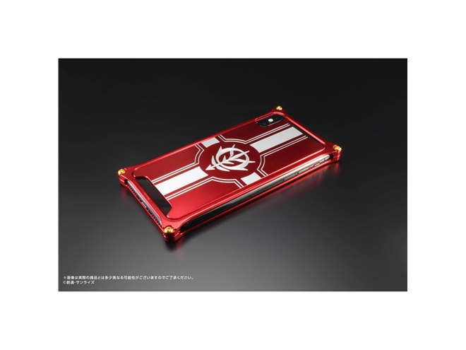 機動戦士ガンダム「ジオン公国エンブレム」の削り出しiPhone Xケース