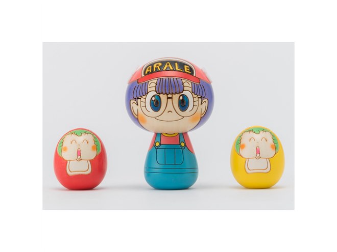 Dr.スランプ アラレちゃん＆ガッちゃんがオシャレでかわいい“こけし”に