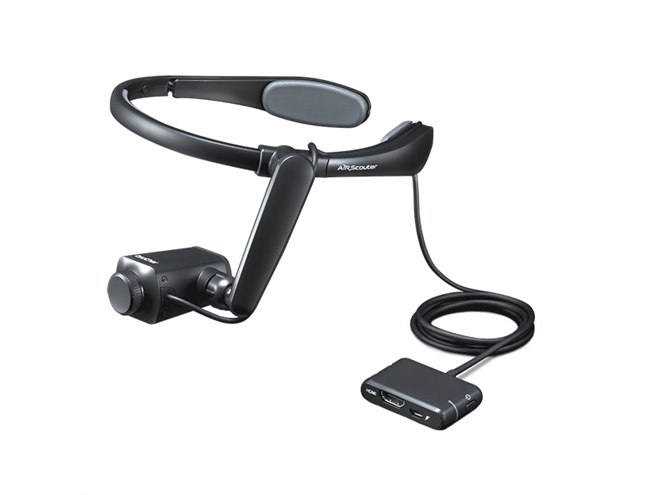 ビデオカメラ brother AIR Scouter MODEL WD-200A WD-200A（業務モデル） | ヘッドマウントディスプレー | ブラザー