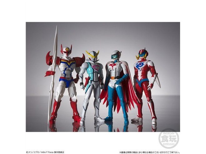 タツノコプロ4大ヒーローが集結した食玩「Infini-T Force complete