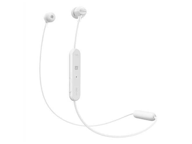 ソニー、8時間駆動のケーブル一体型Bluetoothヘッドセット「WI