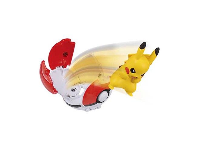 ポケットモンスター 飛び出せポケモン フィギュア付き レア 飛び出すポケモンでバトル！ モンスターボール型「モンコレ ポケデルゼ