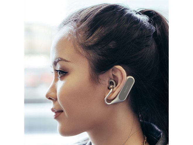 XPERIA Ear Duo ワイヤレスヘッドセット 本体色ゴールド ソニー、左右独立型「Xperia Ear Duo」などヘッドセット3機種