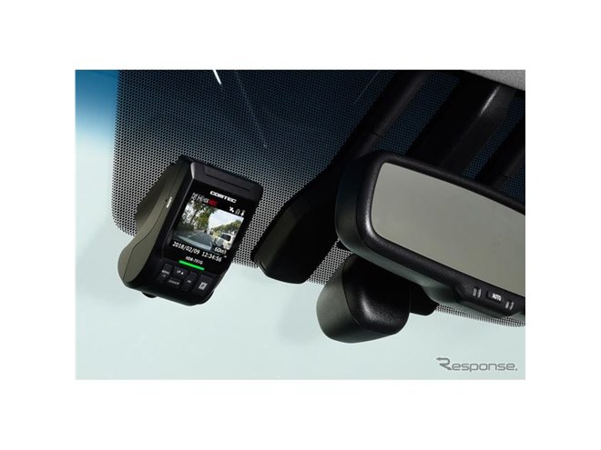 コムテック、コンパクトサイズの高画質ドラレコ発売…目立たずスマート