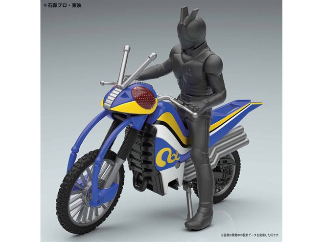 仮面ライダーBLACK RXが付属、アクロバッターのメカコレが756円で発売