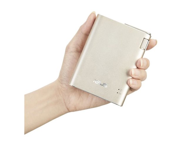 ASUS、Mirco USB接続の手のひらサイズプロジェクター「ZenBeam Go E1Z