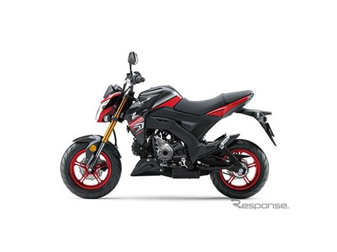 カワサキ　Z125PRO　赤黒
2021年モデル カワサキ Z125プロ、カラー＆グラフィックを変更 - 価格.com