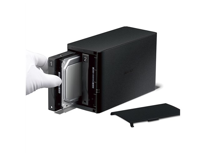 値引　Buffalo HD-WHA2U3/R1 NAS バッファロー、3年保証で取り替え推奨通知に対応した外付けHDD