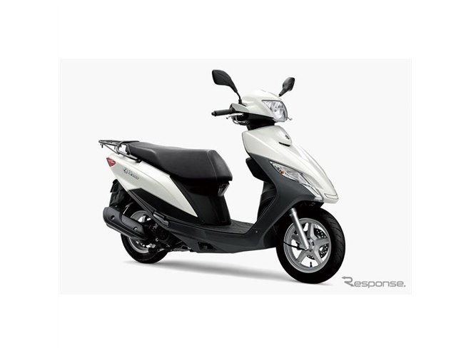 スズキ アドレス125、フラットシート仕様を追加 トランクスペース拡大