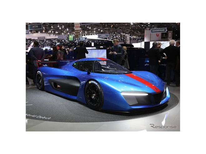 ピニンファリーナ の653hpの燃料電池レーサー、限定12台を市販