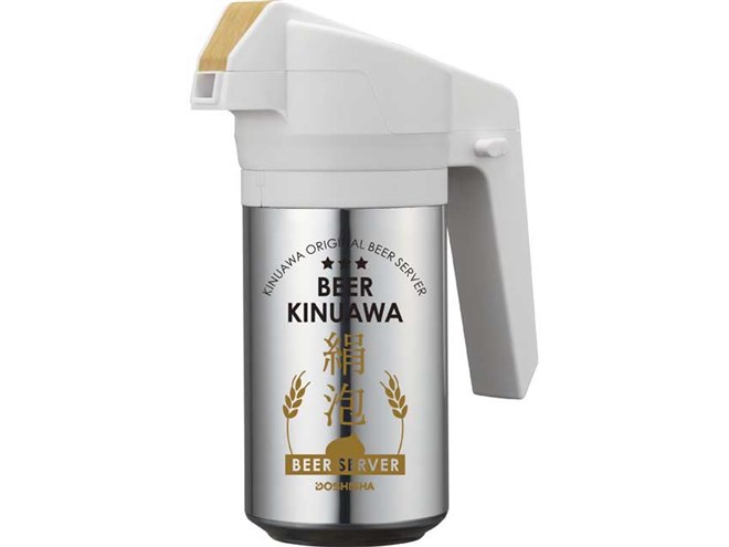 直出し（じきだし）ビアサーバー希少品 Amazon｜ドウシシャ ビアサーバー 絹泡 ビンタイプ 缶ビール用