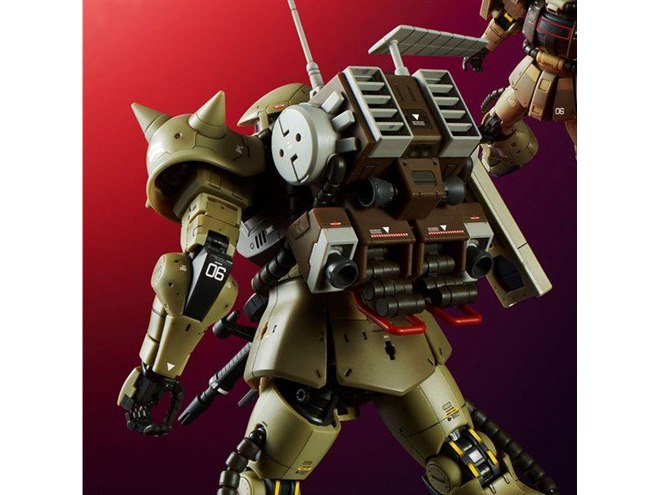 特徴的なパックパックを再現、「ザク・マインレイヤー」RGガンプラ