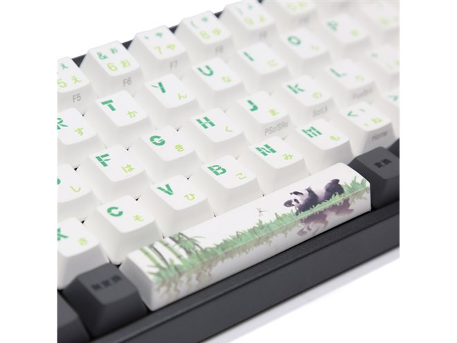 Varmilo パンダデザイン キーボード 本体　桜軸　テンキーレス Varmilo 92 Panda R2 パンダ JIS Keyboard V2 桜軸 vm-vem92
