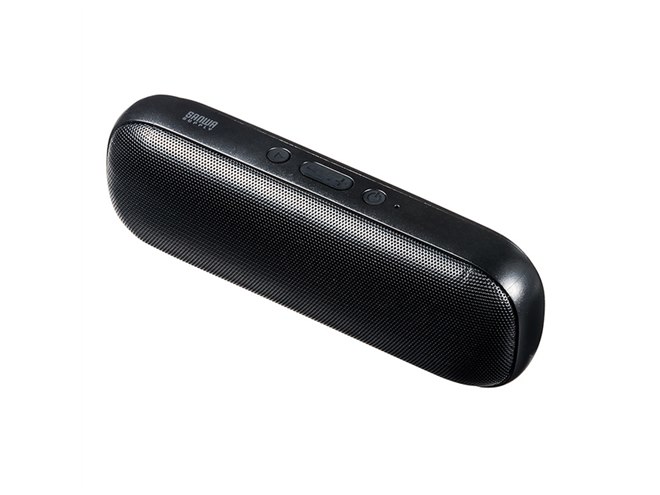 サンワ、最大6W出力のコンパクト防水Bluetoothスピーカー「400-SP074