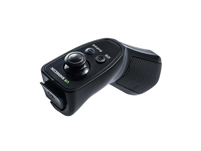 VRゴーグル&Bluetoothコントローラーセット サンワ、Bluetoothリモコンがセットになったスマホ用VRゴーグル