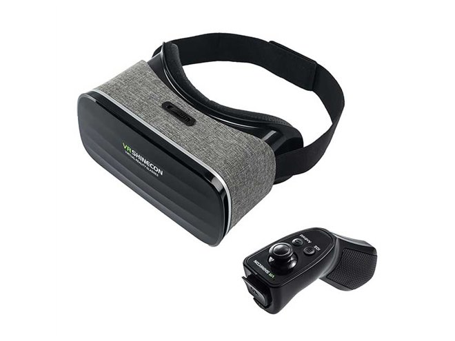 サンワ、Bluetoothリモコンがセットになったスマホ用VRゴーグル