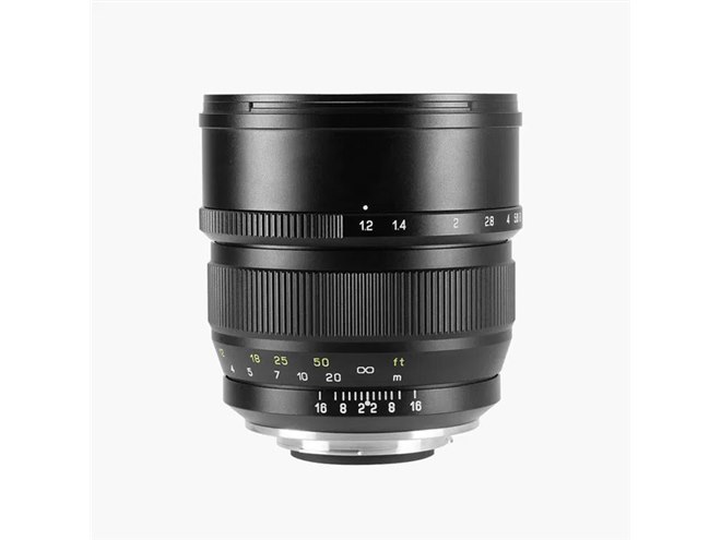 中一光学、中望遠レンズ「SPEEDMASTER 85mm F1.2」にAマウント/G