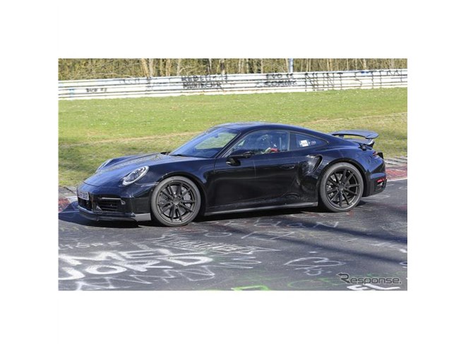 ポルシェ911ターボ　黒メタルカー　ペーパーウェイト新品 ヴェイロン超える加速力…ポルシェ 911ターボ、ワイドな次期型ボディを