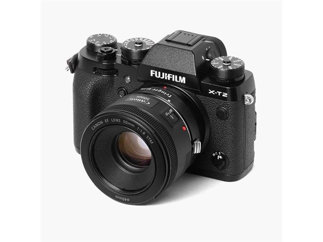 Fringer、キヤノンEFレンズ→富士フイルムXマウント変換の電子マウント 
