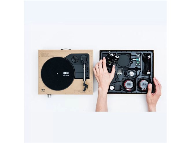 SPINBOX 自分で組み立てる DIY ポータブル・レコードプレーヤー