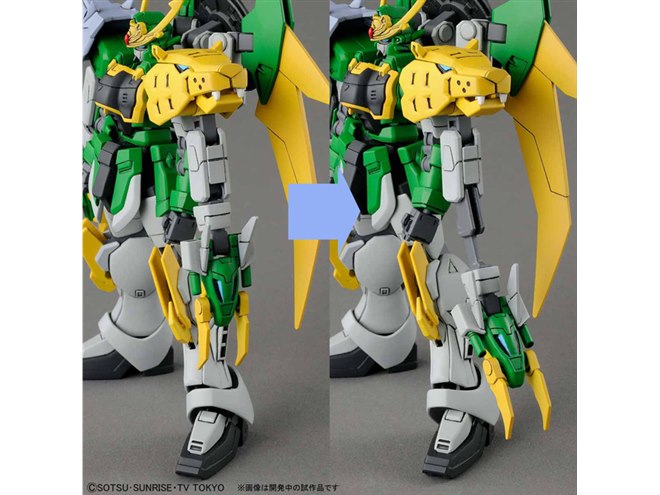 ガンダムビルドダイバーズ」虎狼を装備したガンダムジーエンアルトロン