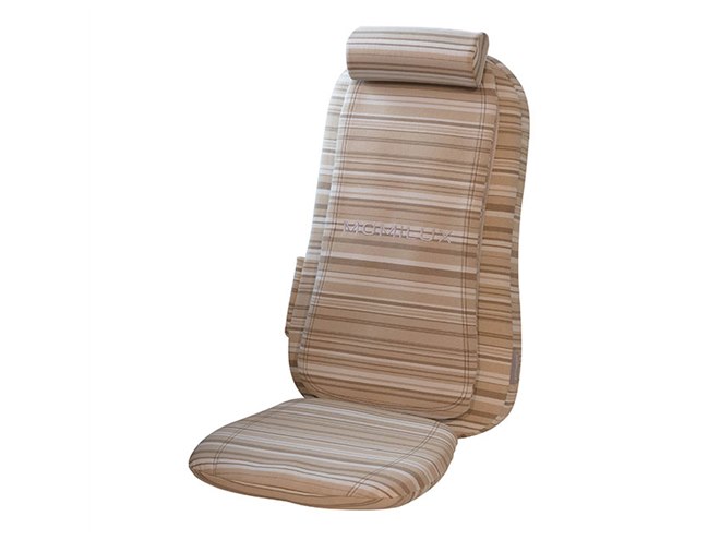 ドウシシャ、3.6kgに軽量化した「MOMiLUX 軽量シートマッサージャー