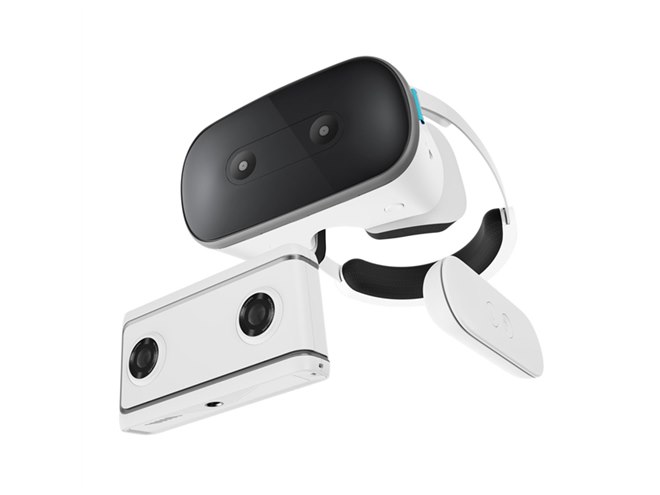 レノボ、Daydream対応のケーブルレスVRヘッドセット＆VR180度2眼