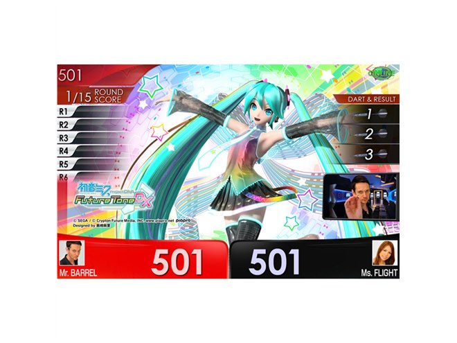 PS4ソフト「初音ミク Project DIVA Future Tone DX」とコラボしたダーツセット - 価格.com