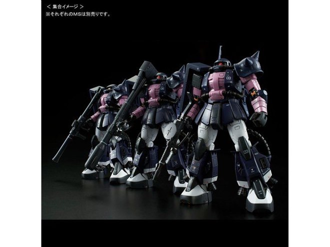 バンダイ、「黒い三連星専用ザクII」ガンプラ単品の予約販売を