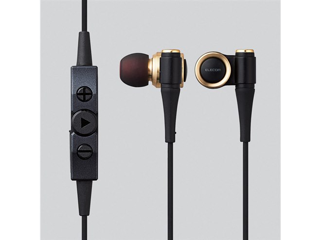 エレコム、ハイレゾ相当の高音質が楽しめるBluetoothイヤホン
