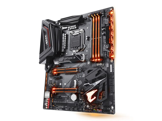 GIGABYTE、32GBのキャッシュドライブを搭載したZ370マザーボード