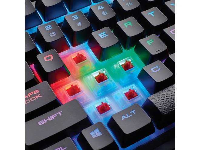 Corsair、Cherry MX RGB Redを採用したゲーミングキーボード - 価格.com