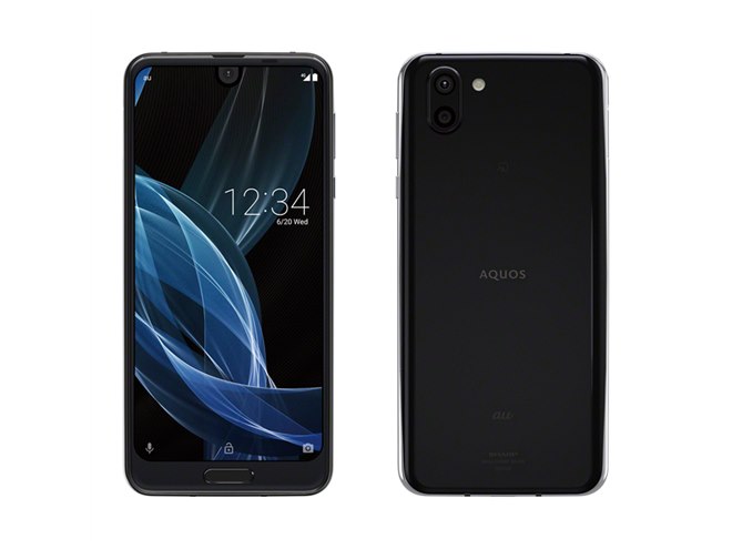 aquos r2 au版 ASCII.jp：auは水色を用意、静止画＋動画カメラ搭載ノッチ付き