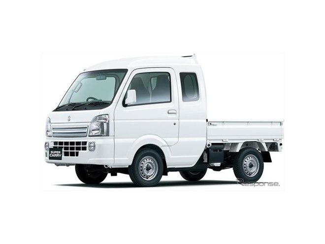 スズキ スーパーキャリイ 発売…ロングキャビンの新型軽トラ、安全装備