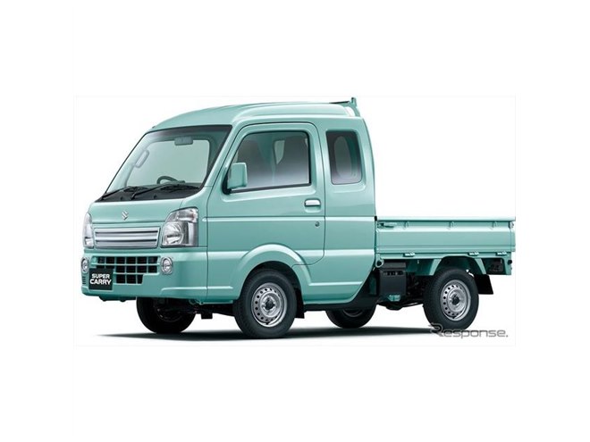 スズキ スーパーキャリイ 発売…ロングキャビンの新型軽トラ、安全装備