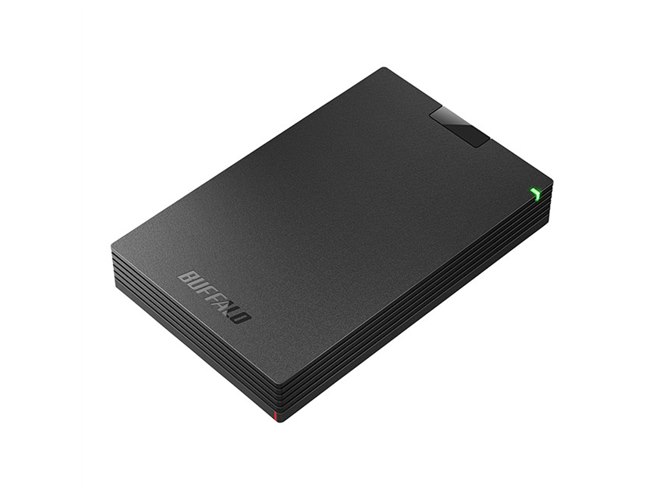 バッファロー、USBコネクターが破損しにくいポータブルHDD「HD